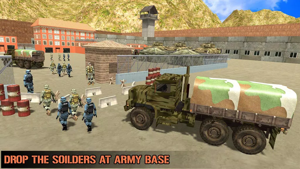 US Army Transporter Truck Game应用截图第2张