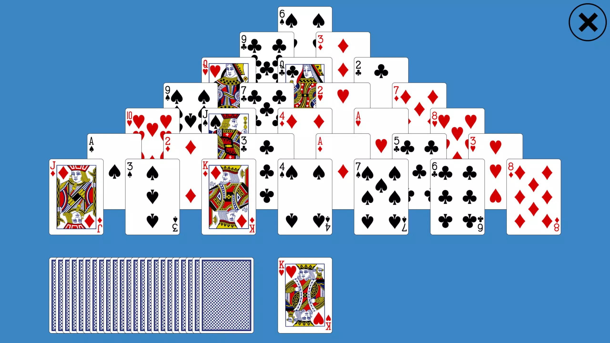 Classic Pyramid Solitaire Capture d'écran 0