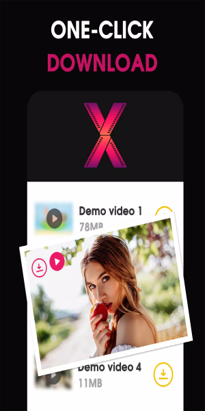 X Sexy Video Downloader ဖန်သားပြင်ဓာတ်ပုံ 0