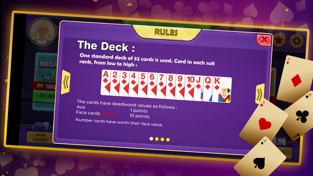 Gin Rummy Multiplayer Earn BTC Capture d'écran 3