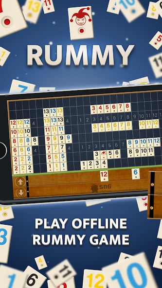 Rummy - Offline Board Game Mod Zrzut ekranu 0