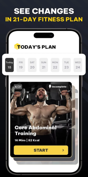 The Muscle Monster Workout Planner স্ক্রিনশট 1