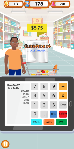 Supermarket Cashier Simulator Mod Zrzut ekranu 1