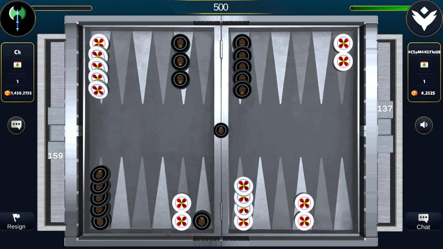 Backgammon Plakato : محبوسه Captura de tela 1