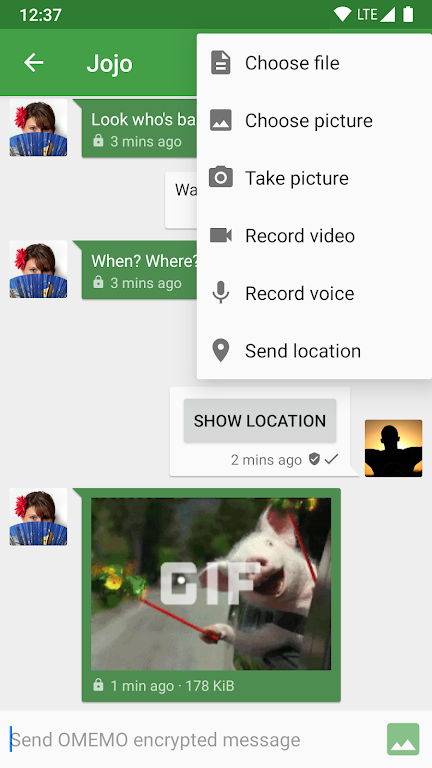 Conversations (Jabber / XMPP) スクリーンショット 1