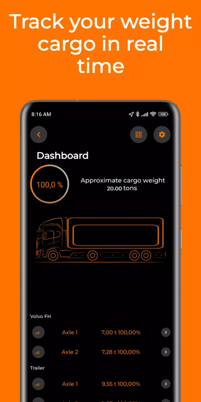 Axle Load System Capture d'écran 2