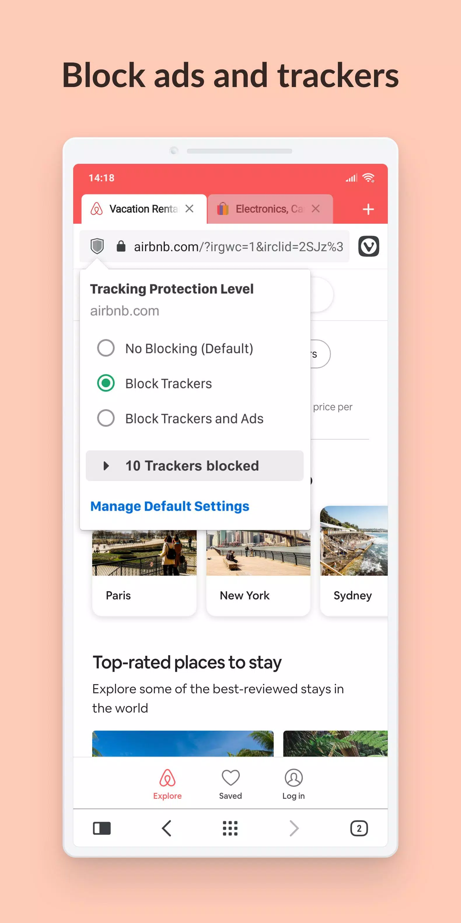 Vivaldi Browser Snapshot স্ক্রিনশট 0