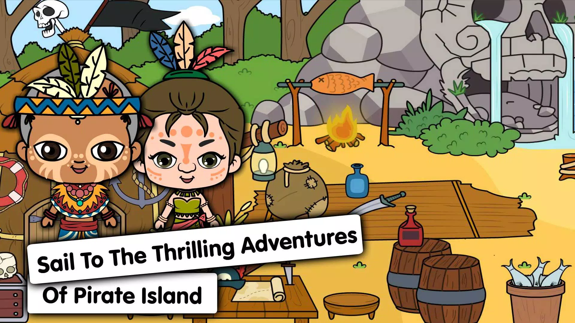 My Pirate Town: Treasure Games Zrzut ekranu 0