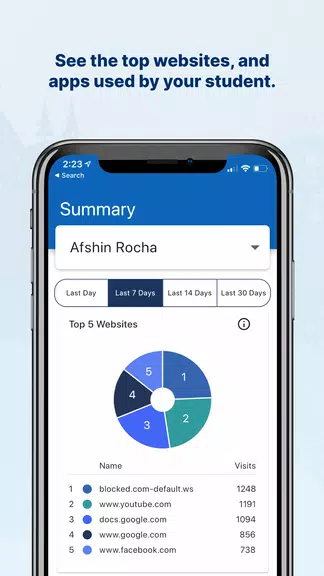 GoGuardian Parent App ဖန်သားပြင်ဓာတ်ပုံ 0