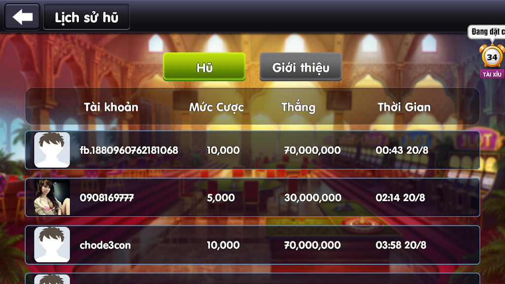 52fun change bonus - game defeat thuong スクリーンショット 1