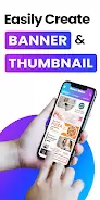 Banner Maker, Thumbnail Maker Скриншот 0