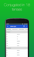 Italian Verb Conjugator Zrzut ekranu 2