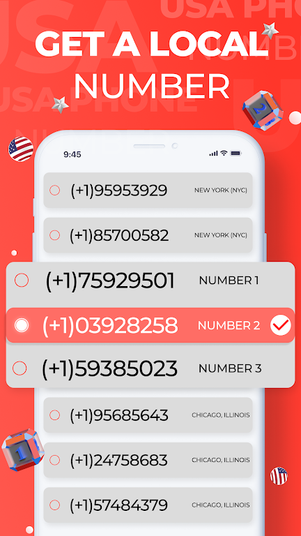 USA Phone Number Receive SMS Tangkapan skrin 0