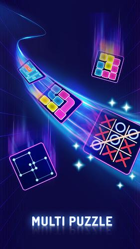 Tic Tac Toe - XO Glow ဖန်သားပြင်ဓာတ်ပုံ 2