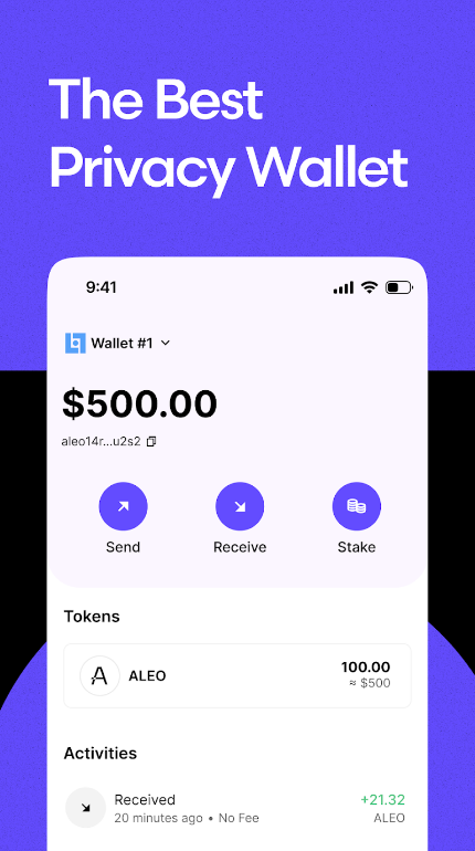 Leo Wallet ภาพหน้าจอ 1