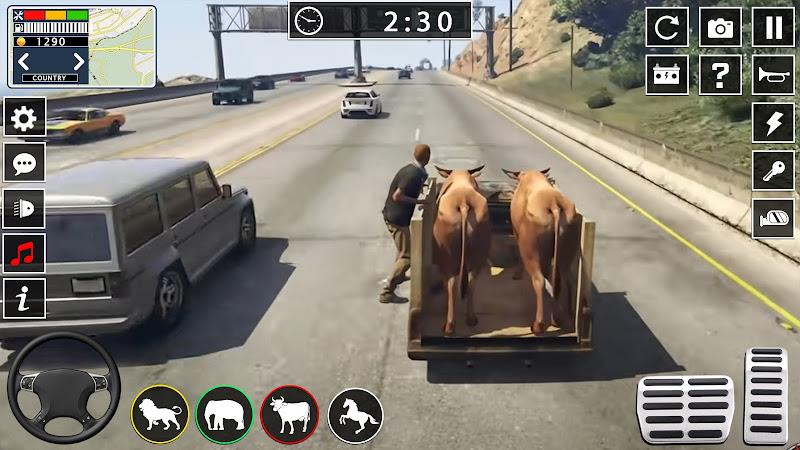 Animal transport truck games Captura de tela 3