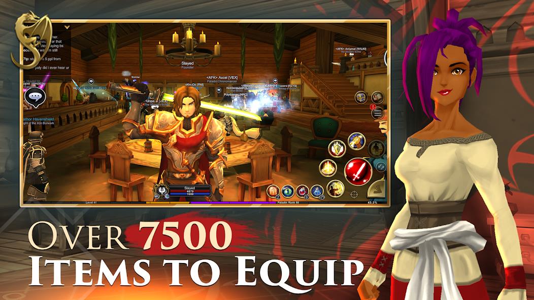 AdventureQuest 3D MMO RPG Mod Ekran Görüntüsü 3