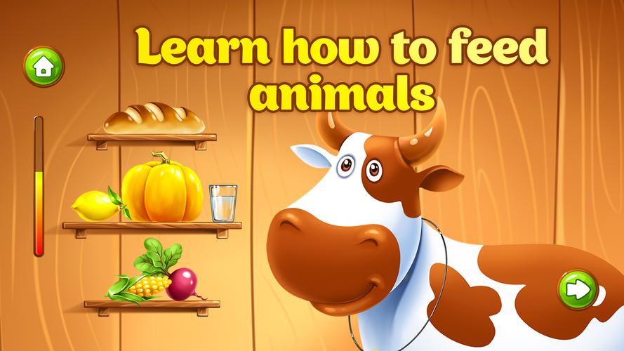 Kids Animal Farm Toddler Games Screenshot 1