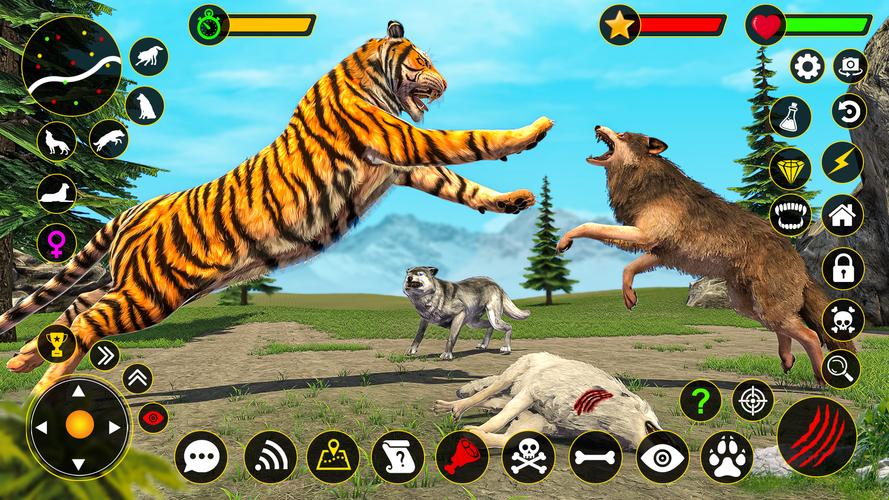 The Wolf Simulator: Wild Game Ảnh chụp màn hình 3