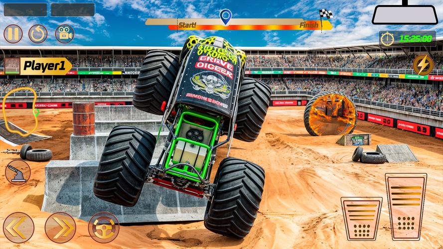 Monster Truck: Derby Games Tangkapan skrin 0