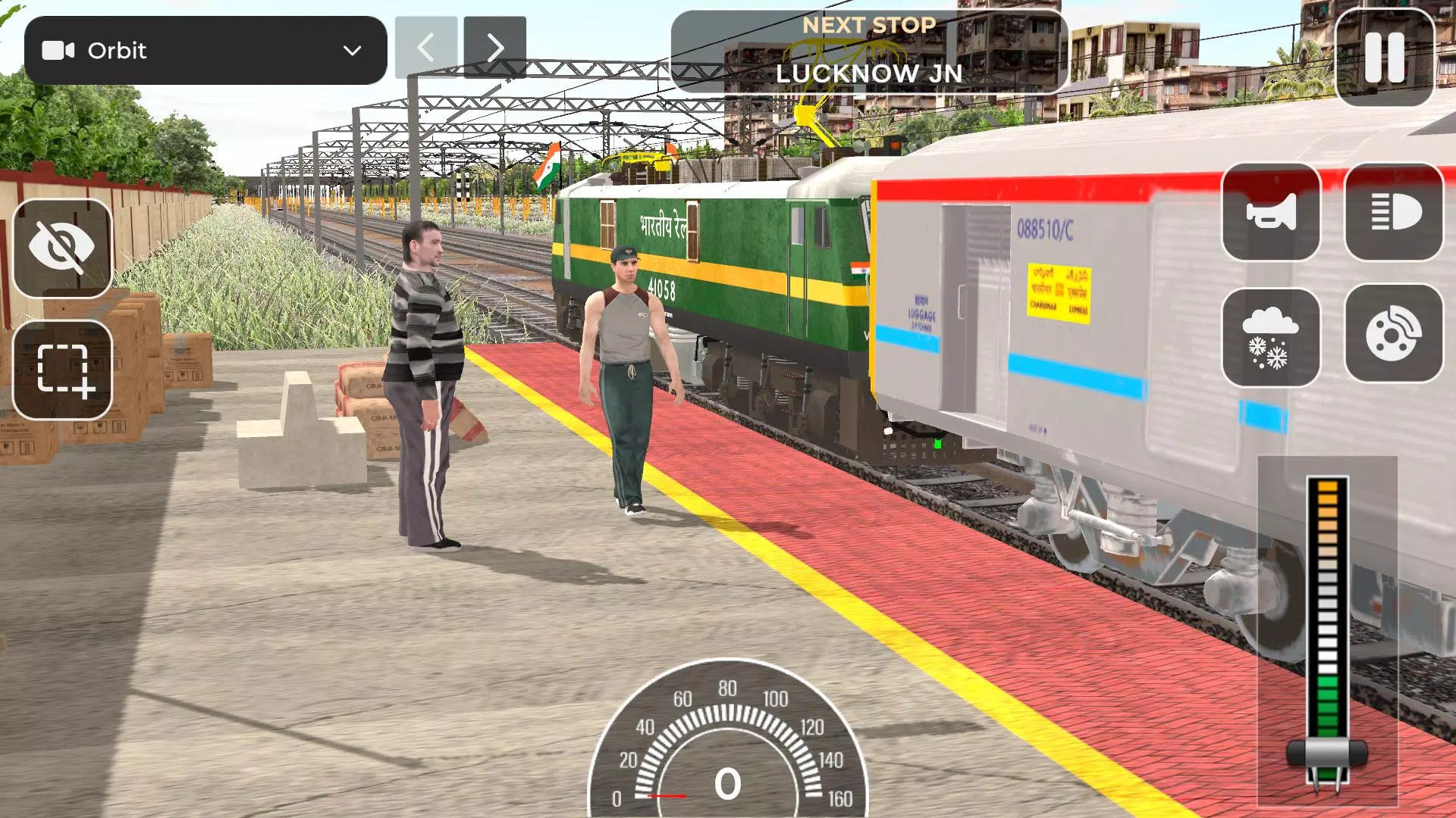 Indian Railway Train Simulator Captura de pantalla 1