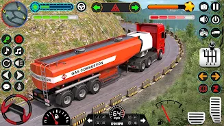 Oil Tanker Truck Driving Games ဖန်သားပြင်ဓာတ်ပုံ 0