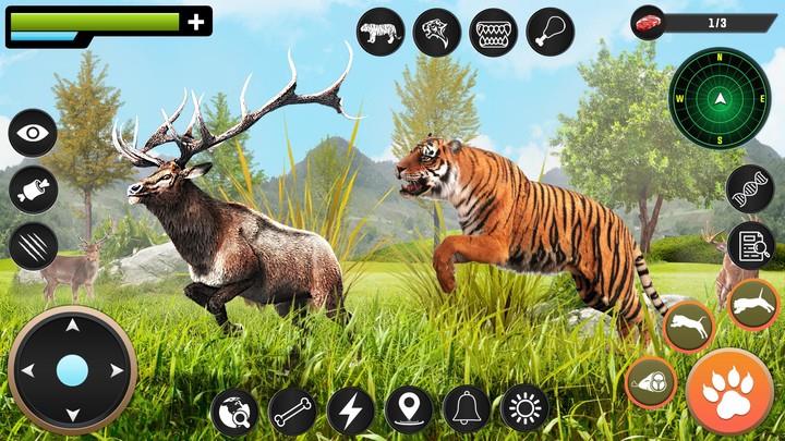 Tiger Simulator Animal Game 3D 스크린샷 0