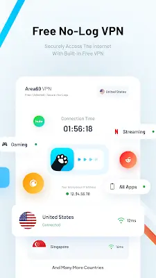 Pawxy - Fast VPN & Web Browser স্ক্রিনশট 1