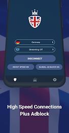 VPN UK: Fast VPN with Adblock Schermafbeelding 3