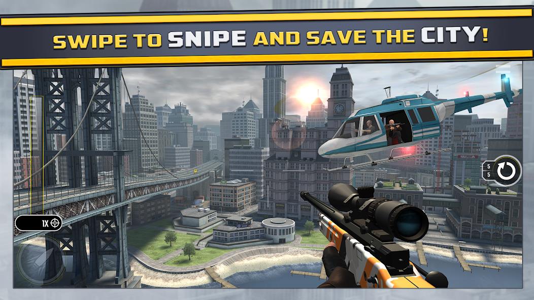 Pure Sniper: Gun Shooter Games Mod Tangkapan skrin 0