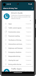 Alberta Driving Test Practice Zrzut ekranu 0