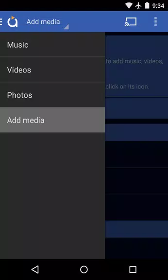 Avia Media Player (Chromecast) ဖန်သားပြင်ဓာတ်ပုံ 1