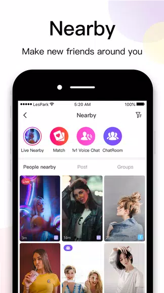 LesPark-全球拉拉女同性恋交友约会直播社区应用截图第1张