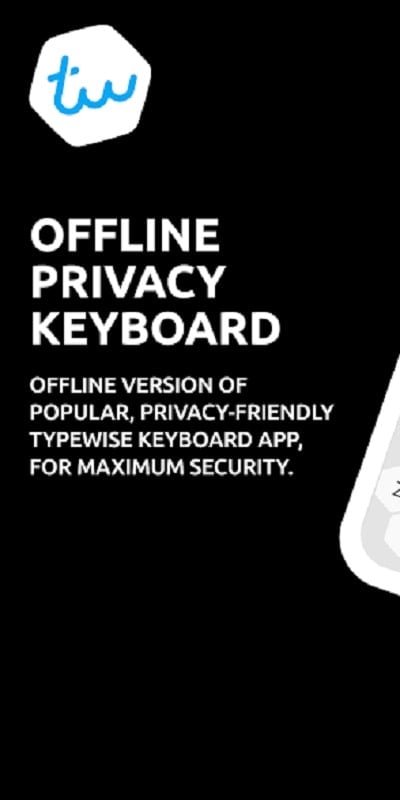 Typewise Offline Keyboard ဖန်သားပြင်ဓာတ်ပုံ 0