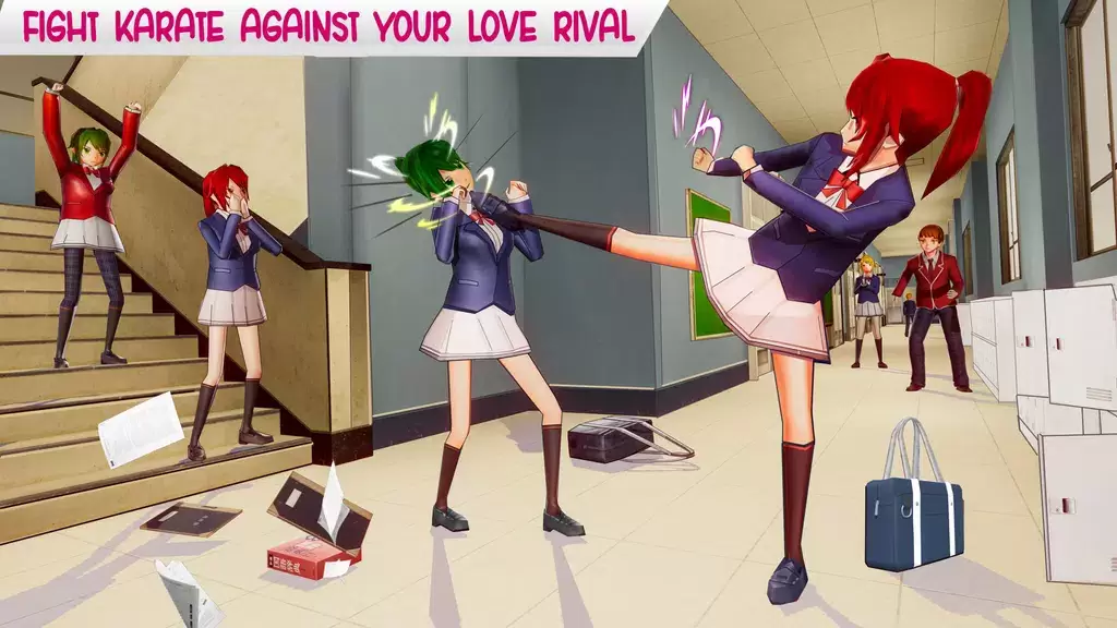 Schermata Anime High School Life 0