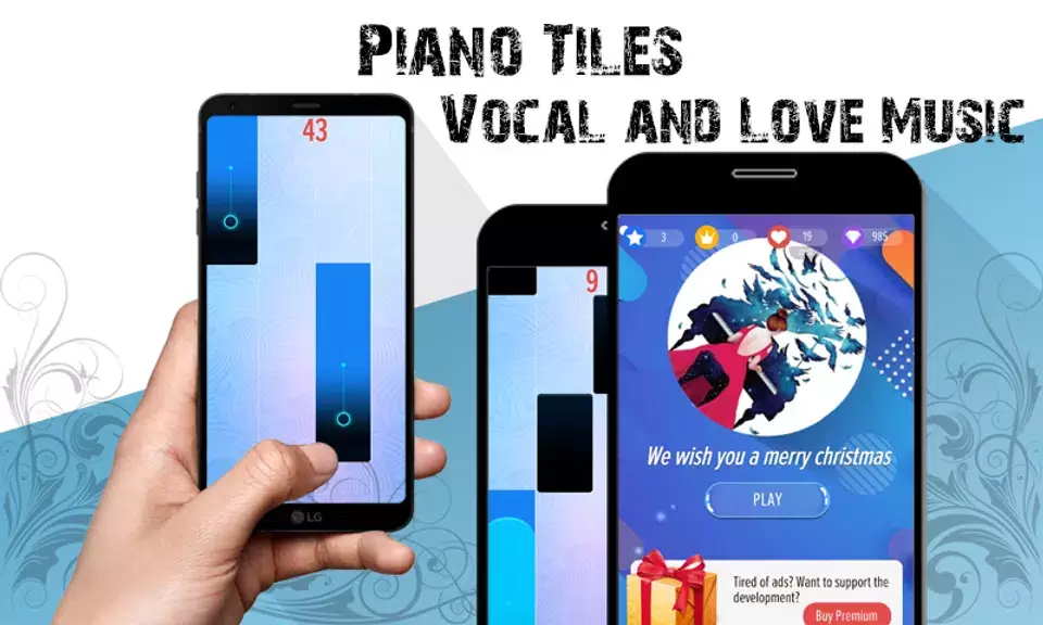 Schermata Piano Tiles - Vocal & Love Music 0