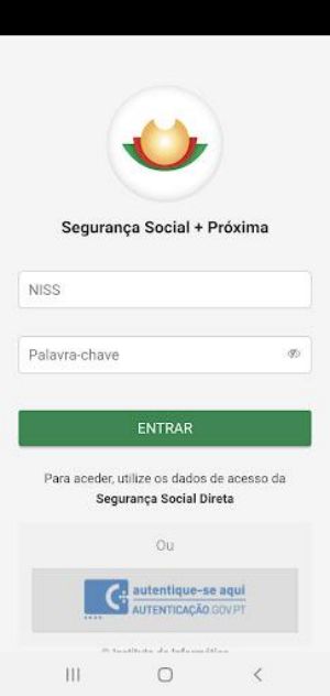 Segurança Social Capture d'écran 0