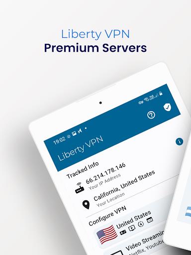 Liberty VPN Secure & Fast VPN ဖန်သားပြင်ဓာတ်ပုံ 0