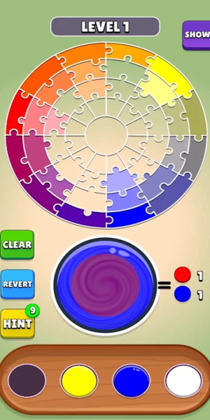 Color Merge Puzzle 스크린샷 1