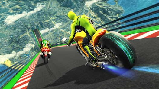 Super Hero Game - Bike Game 3D ဖန်သားပြင်ဓာတ်ပုံ 0