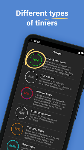 MultiTimer: Multiple timers Tangkapan skrin 1