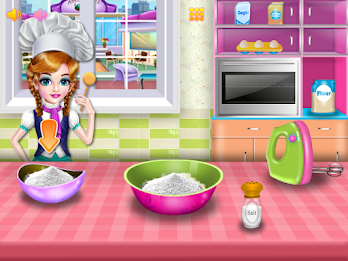 Girls cooking special cake Zrzut ekranu 3