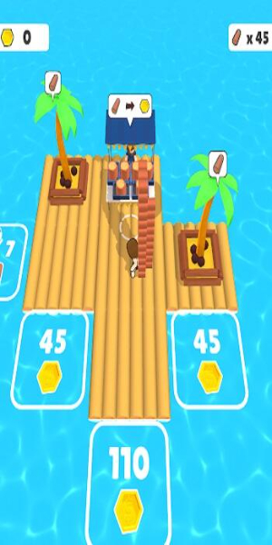 Raft Life - Build, Farm, Stack स्क्रीनशॉट 0