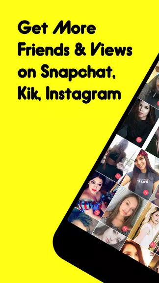 Get Friends for Snapchat & Kik, Usernames for Snap स्क्रीनशॉट 0
