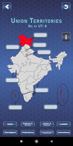 India Mapper-(India Map Game) Ekran Görüntüsü 2
