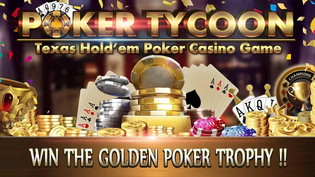 Poker Tycoon - Texas Hold'em Poker Casino Game ဖန်သားပြင်ဓာတ်ပုံ 0