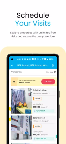 Zolo Coliving - Rent PG Online ภาพหน้าจอ 2