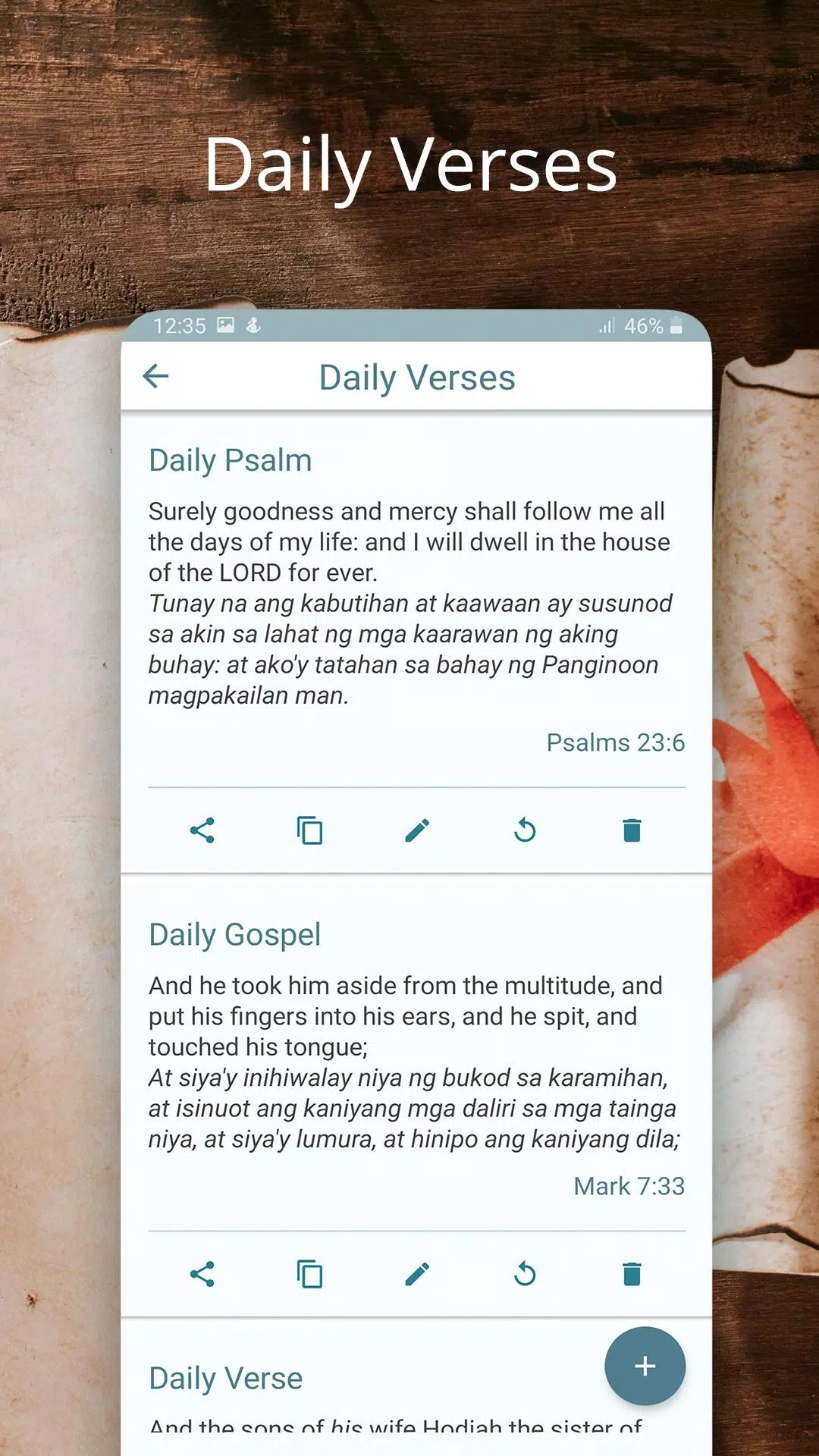 English Tagalog Bible Offline Screenshot 2