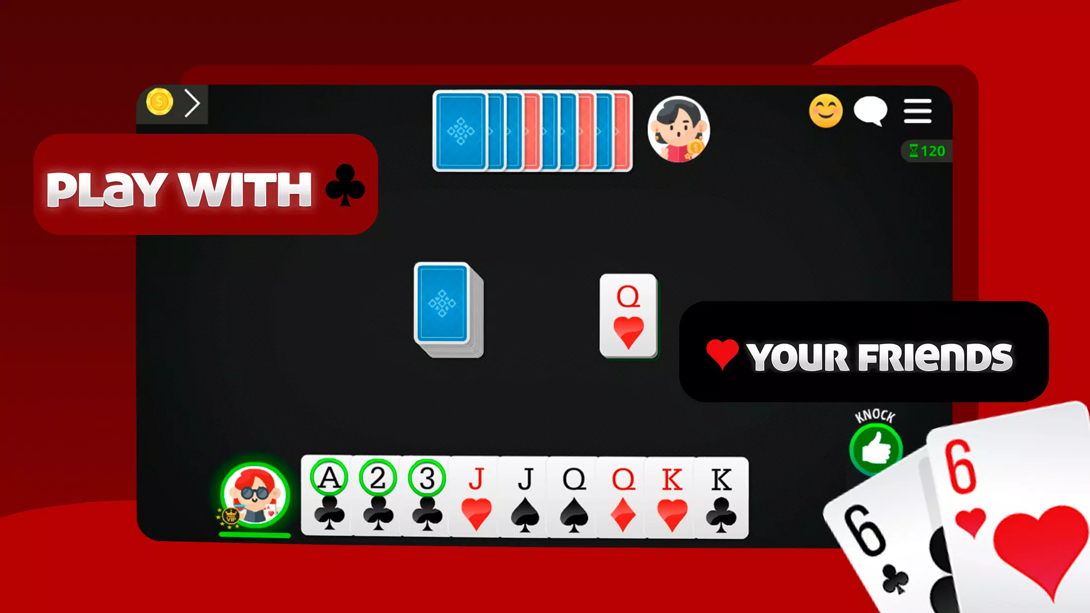Straight Gin Rummy Online應用截圖第3張