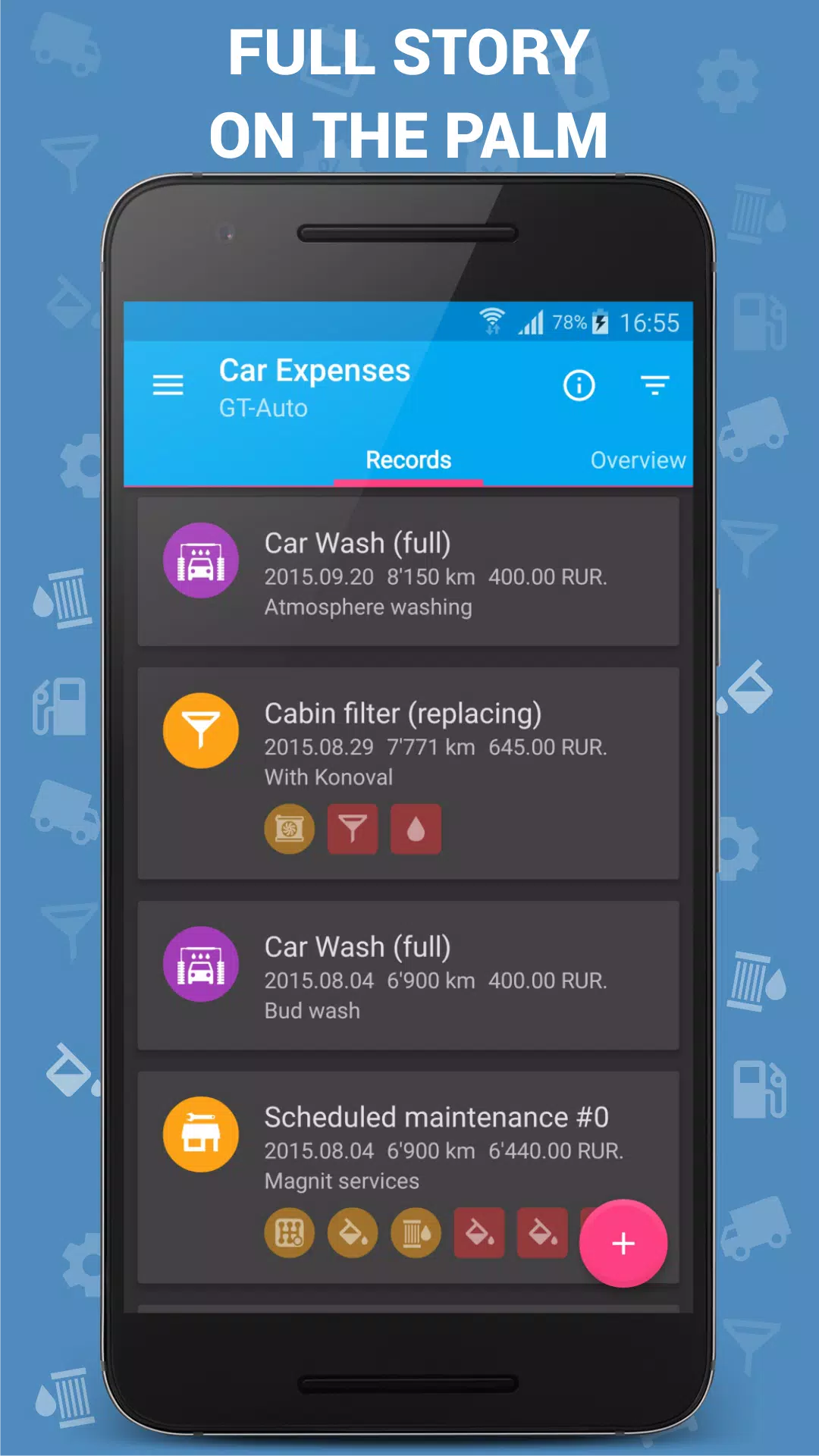 Schermata Car Expenses Manager 1